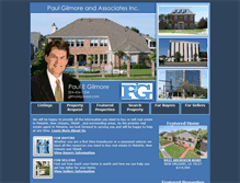 Tablet Screenshot of paulgilmorerealtors.com